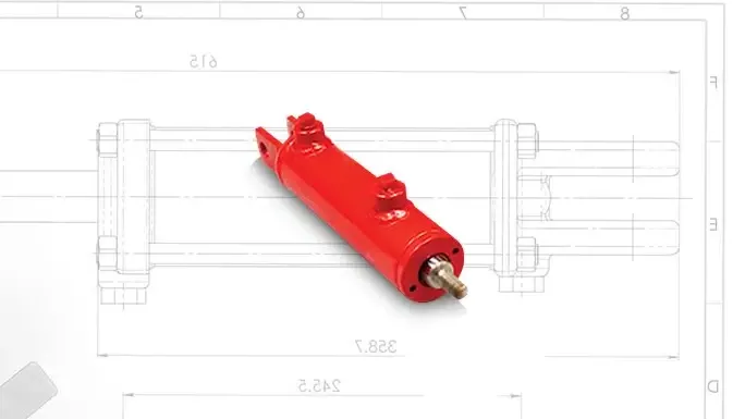 Welded pneumatic cylinder